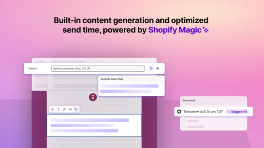 Shopify Email screenshot