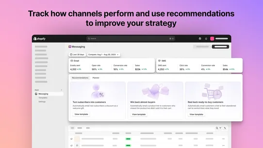 Shopify Messaging screenshot