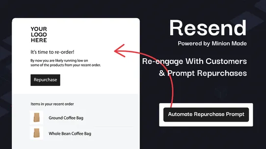 Resend ‑ Repurchase Reminders screenshot