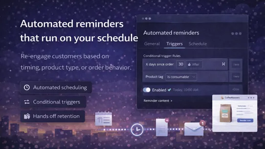 Resend ‑ Repurchase Reminders screenshot