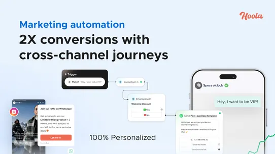 Hoola: AI Support &amp; Marketing screenshot