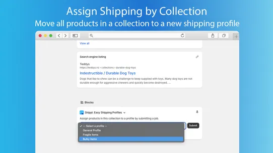 Shippi: Easy Shipping Profiles screenshot