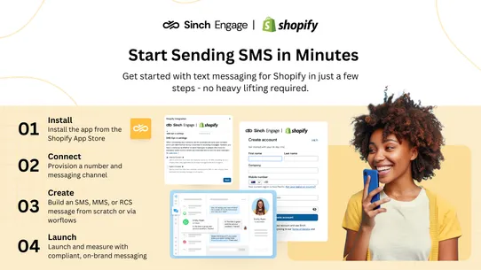 Sinch Engage: SMS, MMS and RCS screenshot