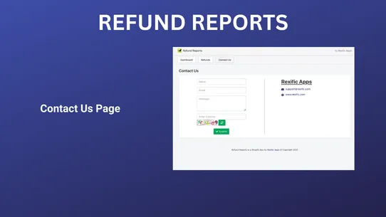 Refund Reports Rex screenshot