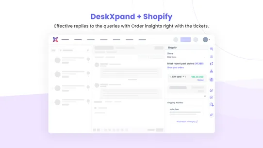 Helpdesk + Live chat DeskXpand screenshot