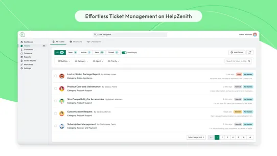 HelpZenith ‑ Ticket &amp; HelpDesk screenshot