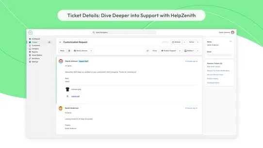 HelpZenith ‑ Ticket &amp; HelpDesk screenshot