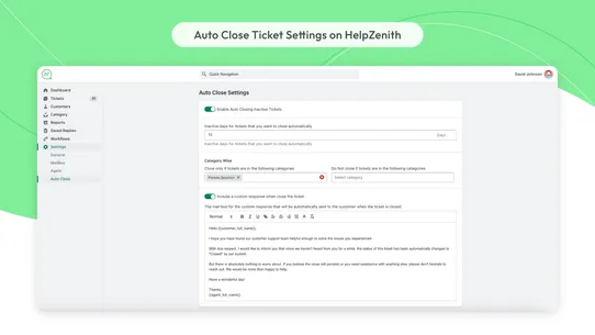 HelpZenith ‑ Ticket &amp; HelpDesk screenshot