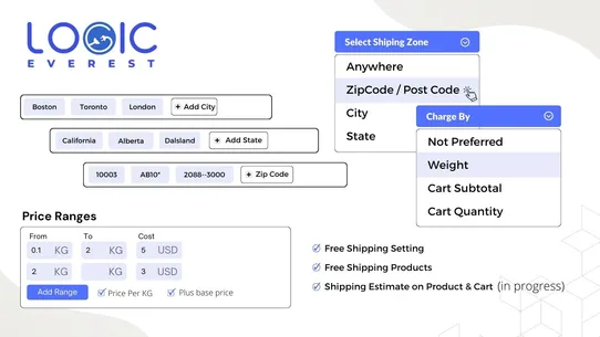 Advanced Shipping Calculator screenshot