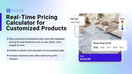 Apippa‑Custom Price Calculator screenshot