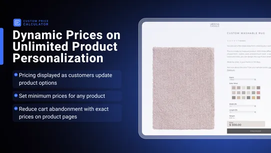 Apippa‑Custom Price Calculator screenshot