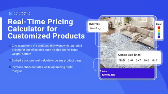 Apippa‑Custom Price Calculator screenshot
