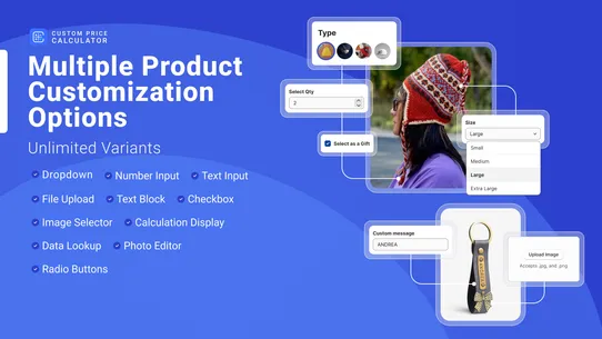 Apippa‑Custom Price Calculator screenshot