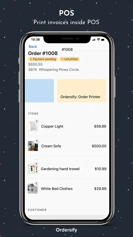 Ordersify: PDF Order Printer screenshot