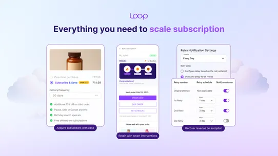 Loop Subscriptions App screenshot