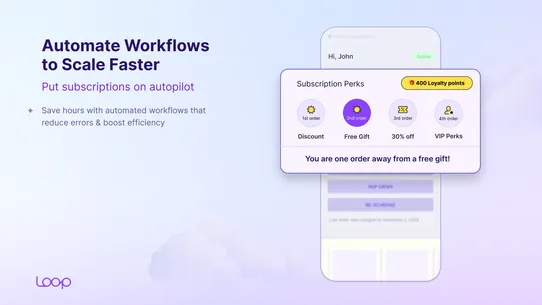 Loop Subscriptions App screenshot