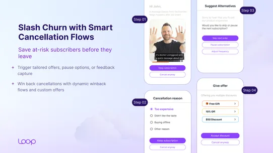 Loop Subscriptions App screenshot