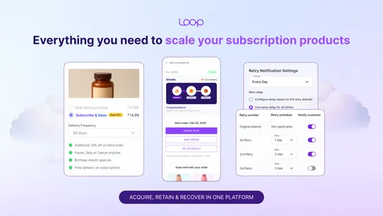 Loop Subscriptions App screenshot