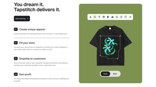 Tapstitch: POD &amp; Dropshipping screenshot