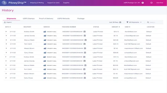 PitneyShip screenshot
