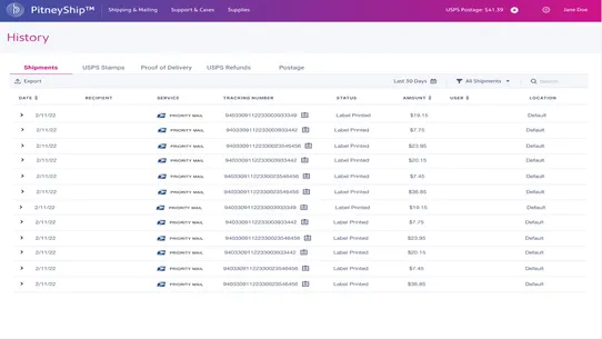 PitneyShip screenshot
