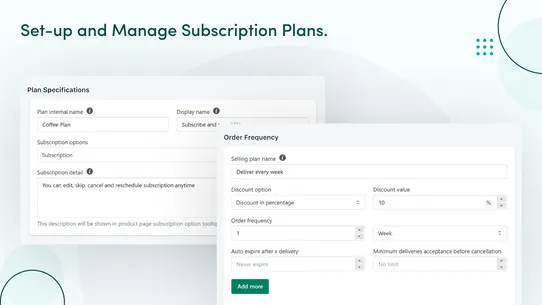 Subscription Plus screenshot