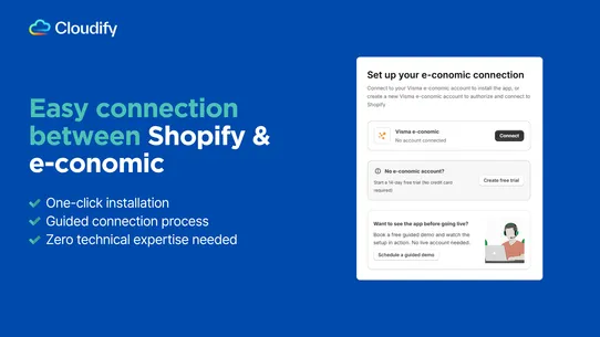 Visma e‑conomic Integration screenshot