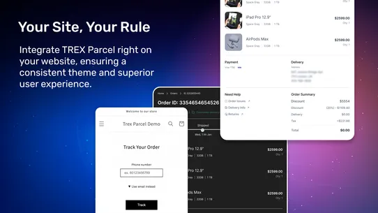 TREX Parcel screenshot