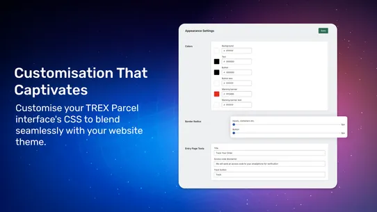 TREX Parcel screenshot