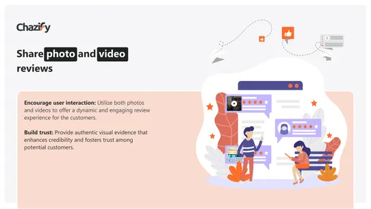 Chazify: Product Reviews App screenshot