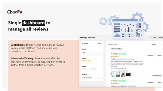 Chazify: Product Reviews App screenshot