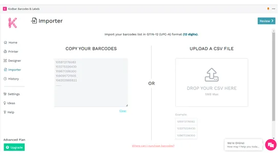 Kodbar: Print Barcode Labels screenshot