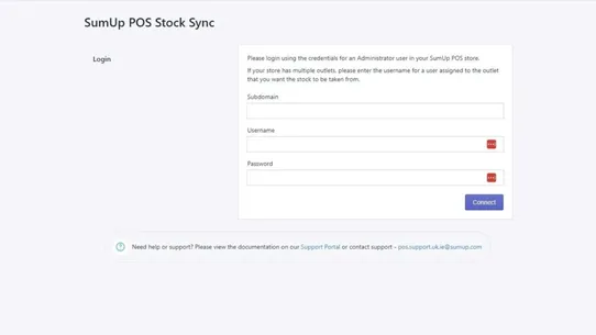 SumUp Stock Sync screenshot