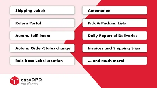 DPD Shipping | easyDPD screenshot