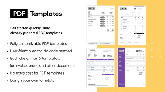 Oxilayer PDF Invoice Generator screenshot