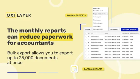 Oxilayer PDF Invoice Generator screenshot