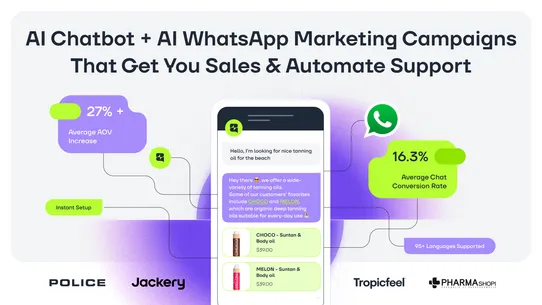 Zipchat AI Chatbot+Whatsapp AI screenshot