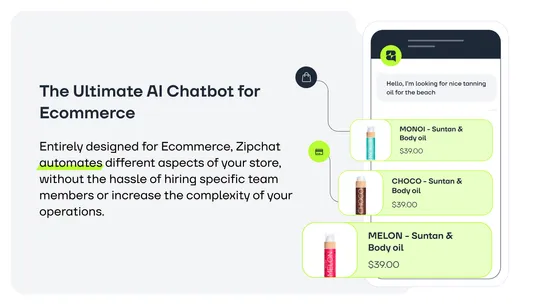 Zipchat AI Chatbot+Whatsapp AI screenshot