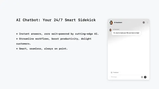 Live Chat &amp; AI Chatbots screenshot