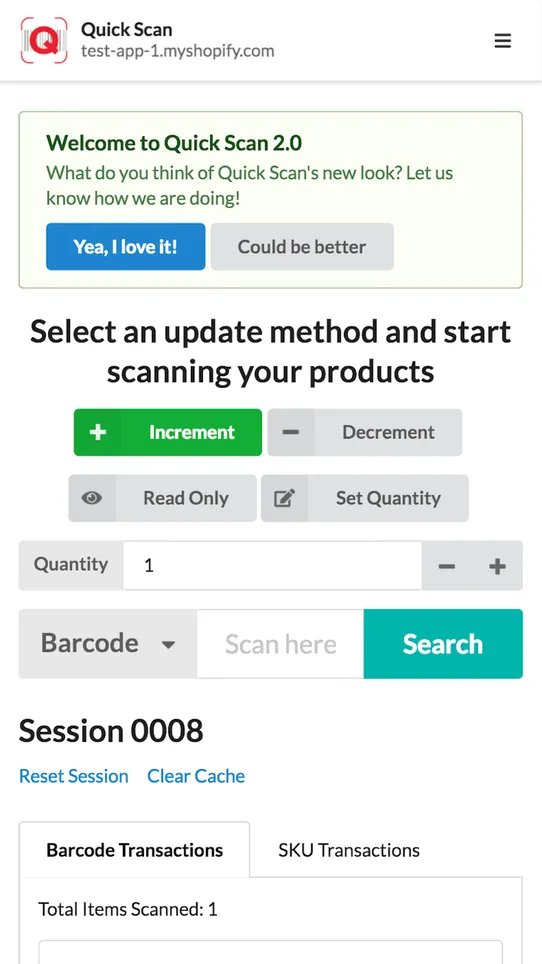 Quick Scan ‑ Barcode Scanner screenshot