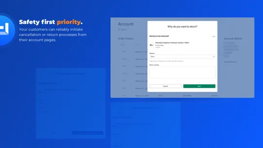 Wizy Return &amp; Cancel Order screenshot