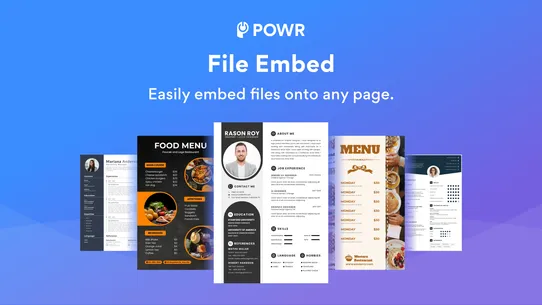 POWR: File Embed | Embed PDF screenshot