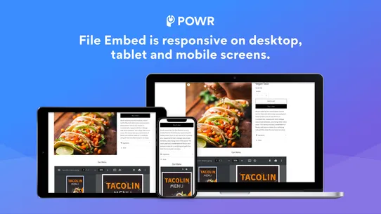 POWR: File Embed | Embed PDF screenshot