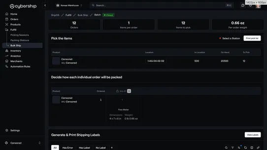 Cybership screenshot