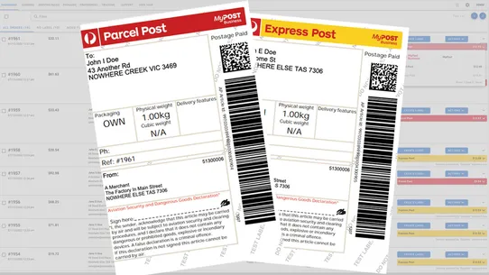 Australia Post MyPost Business screenshot