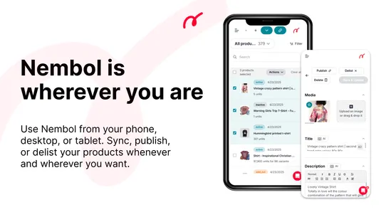 Nembol: Sync &amp; Edit instantly screenshot