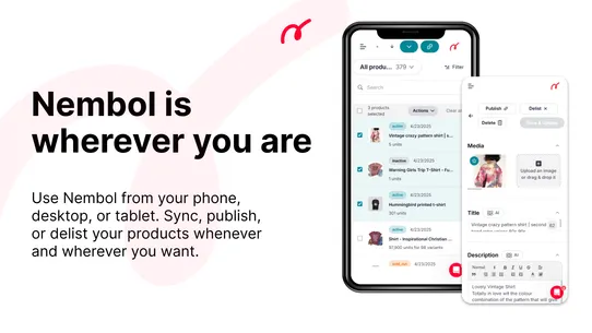 Nembol: Sync &amp; Edit instantly screenshot