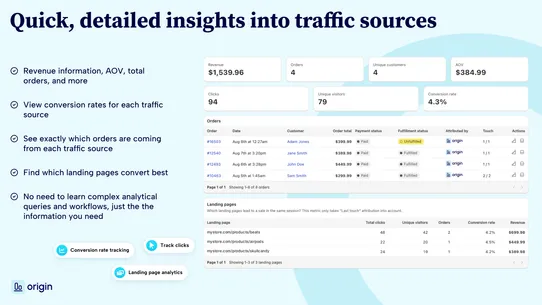 Origin: Meta Ad &amp; UTM Tracking screenshot