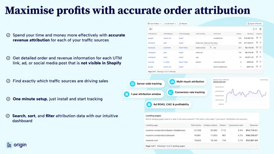 Origin: Meta Ad &amp; UTM Tracking screenshot