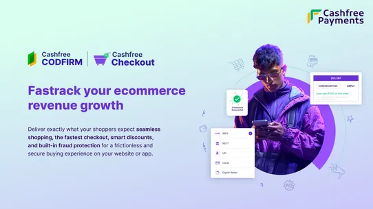 Cashfree CODFIRM &amp; Checkout screenshot
